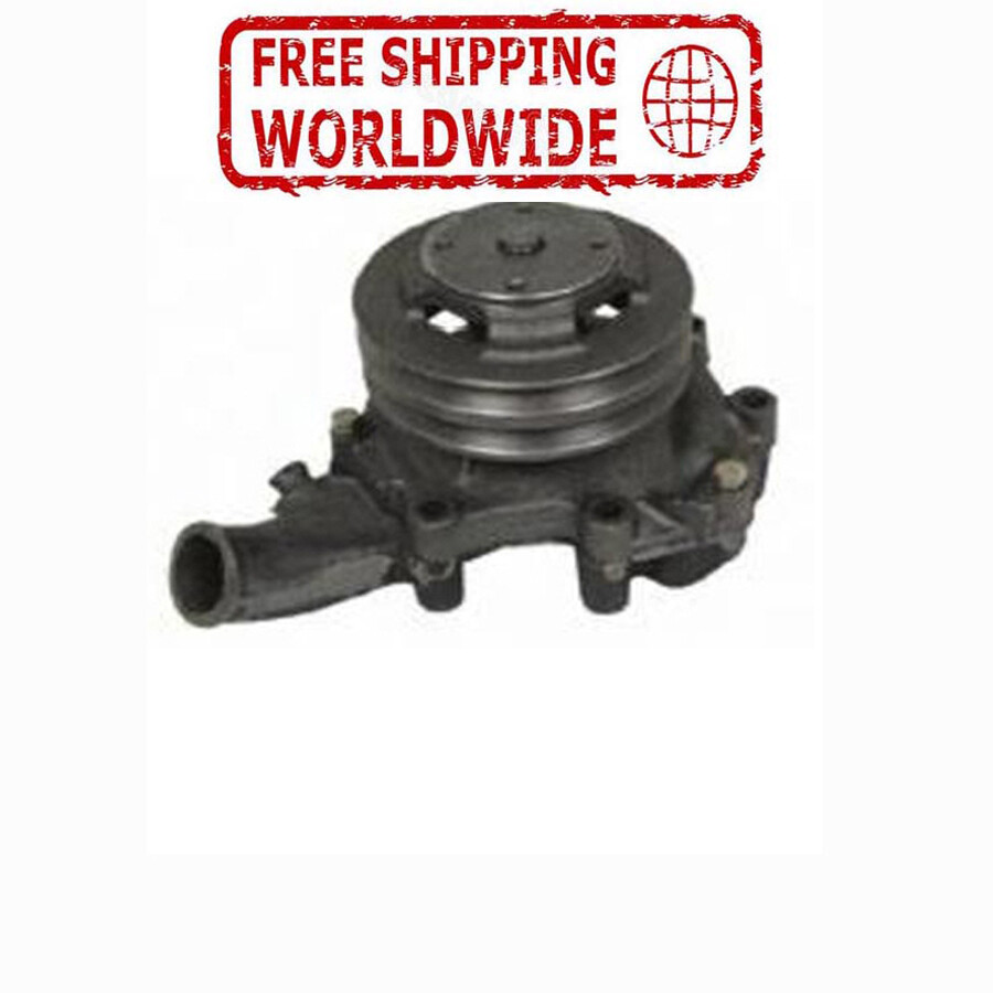 Ford New Holland 81834133 Water Pump Assembly with Back Plate & Dual Pulley-image