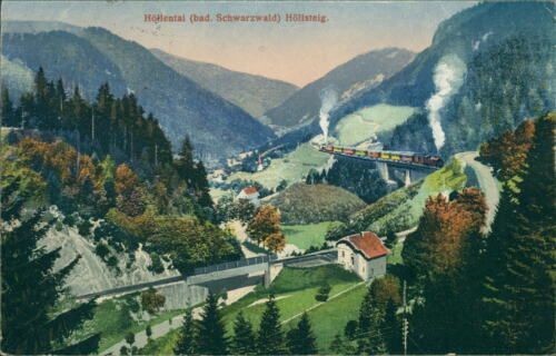 Postcard Höllental Black Forest Höllsteig 1919 (No.950)