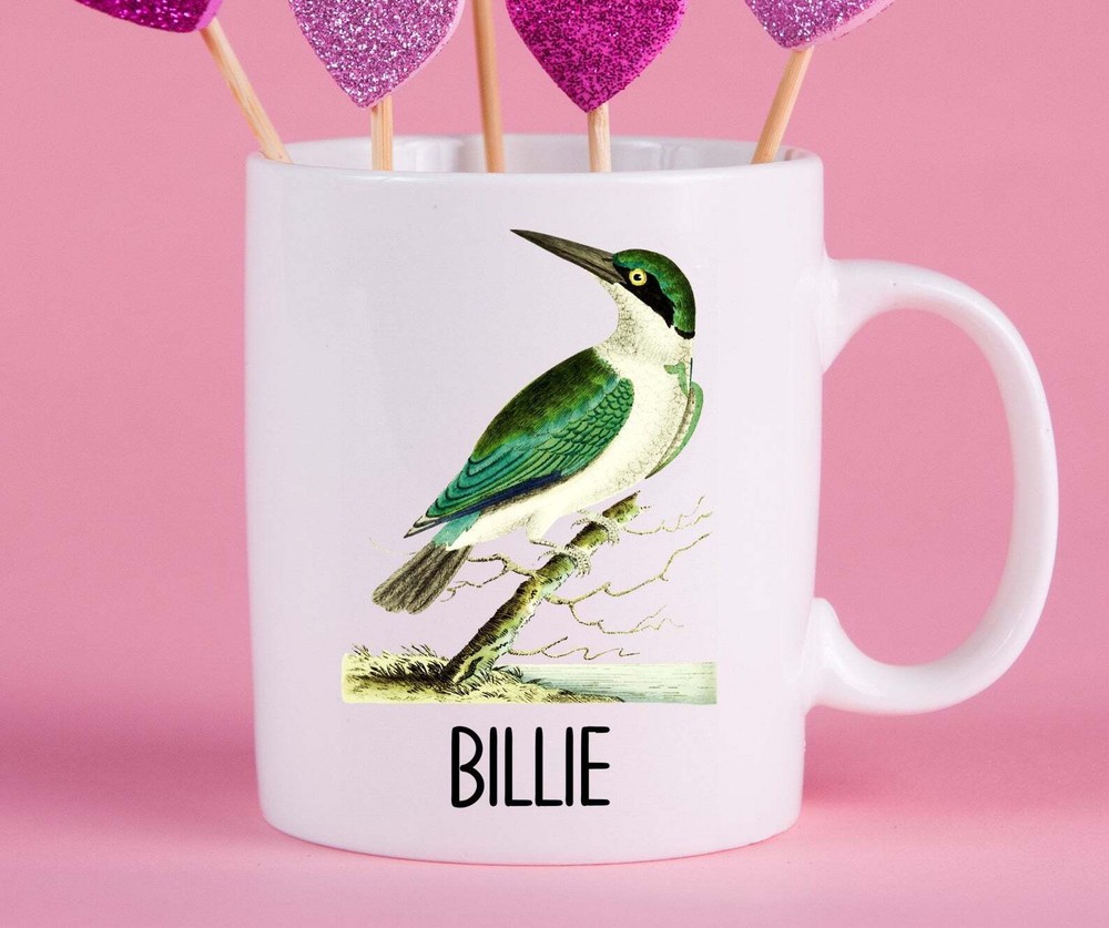 Personalized Kingfisher Mug Kingfisher Gift Ideas Kingfisher Cup Gifts For