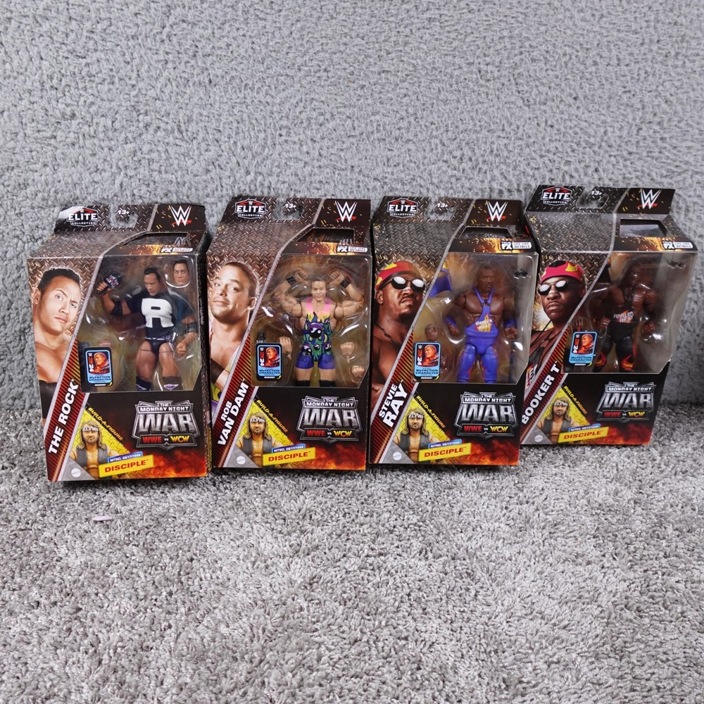 WWE Elite Monday Night Wars Series 3 Complete Set RVD Rock Booker Ray Chase