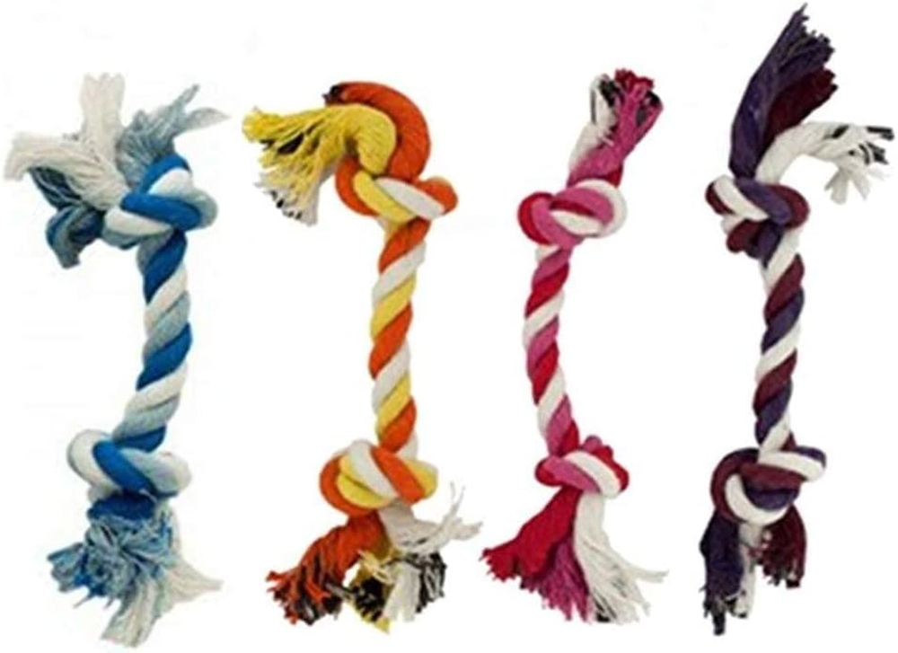 Puppy Rope Toys for Small Dogs - Puppy Teething Toys - Knots Dog Toy for Smart N