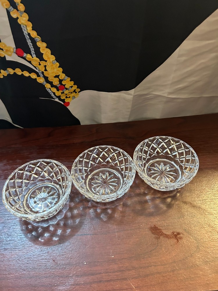 LENOX Set of 3 Collections Full Lead Crystal 3.5