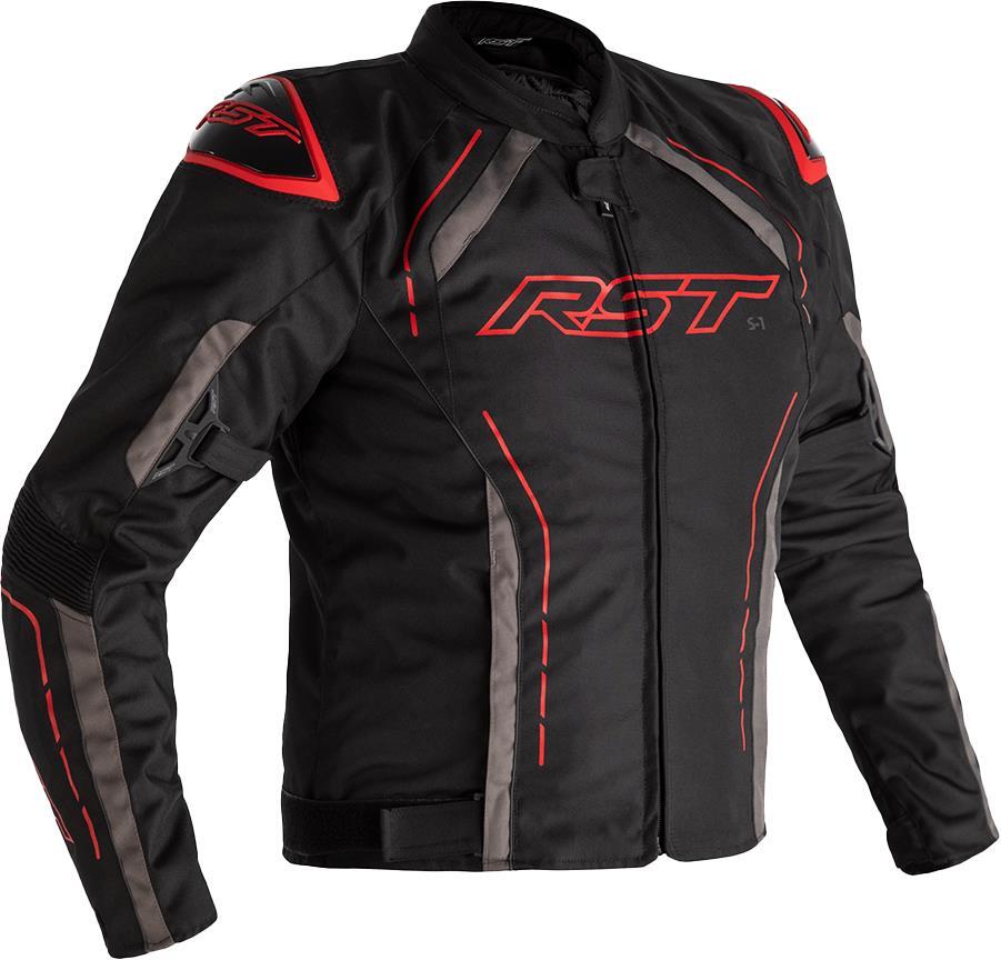 S1 Ce Jacket Black/Grey/Red Textile 3xl