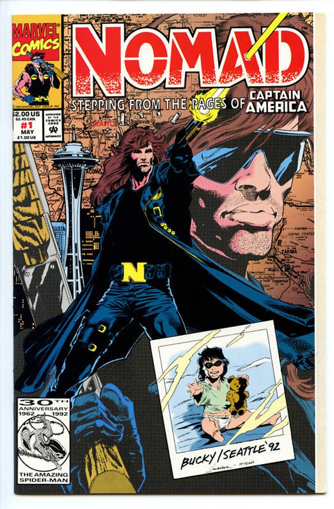 Lot of 4 NOMAD COMICS, #1-3, 5. VF(8)