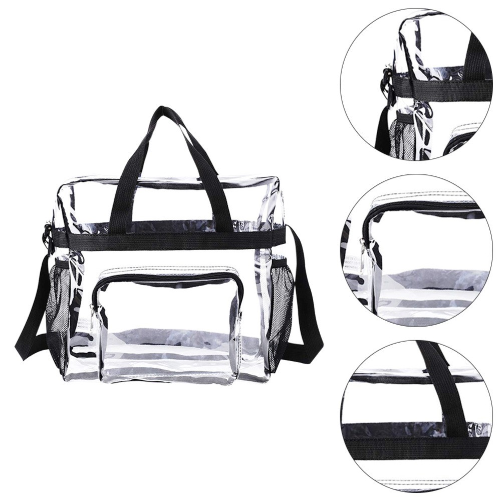 See Through Bag Travel Handbag Woman Miss Large Capacity Simple Tote Purse