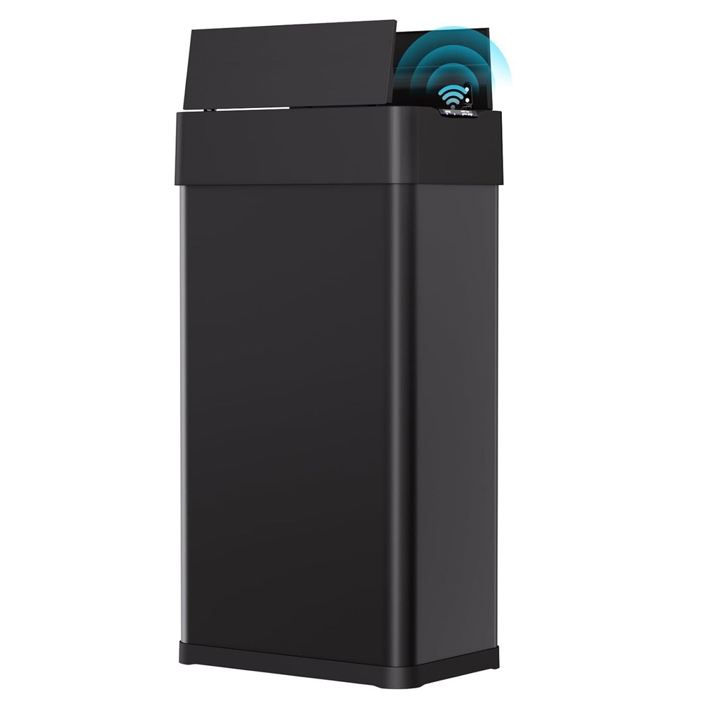 21.1 Gal Motion Sensor Kitchen Trash Can Stainless Steel Automatic Garbage Bin