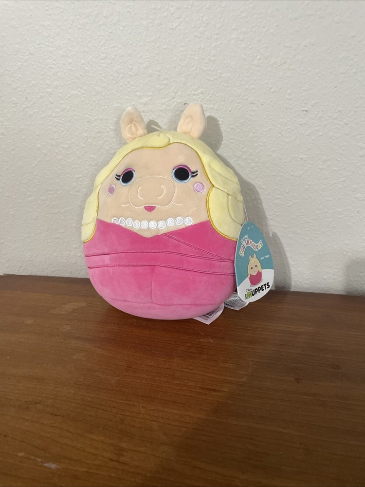 Squishmallows Disney’s The Muppets 8 Inch Plush Miss Piggy 2024 Brand New