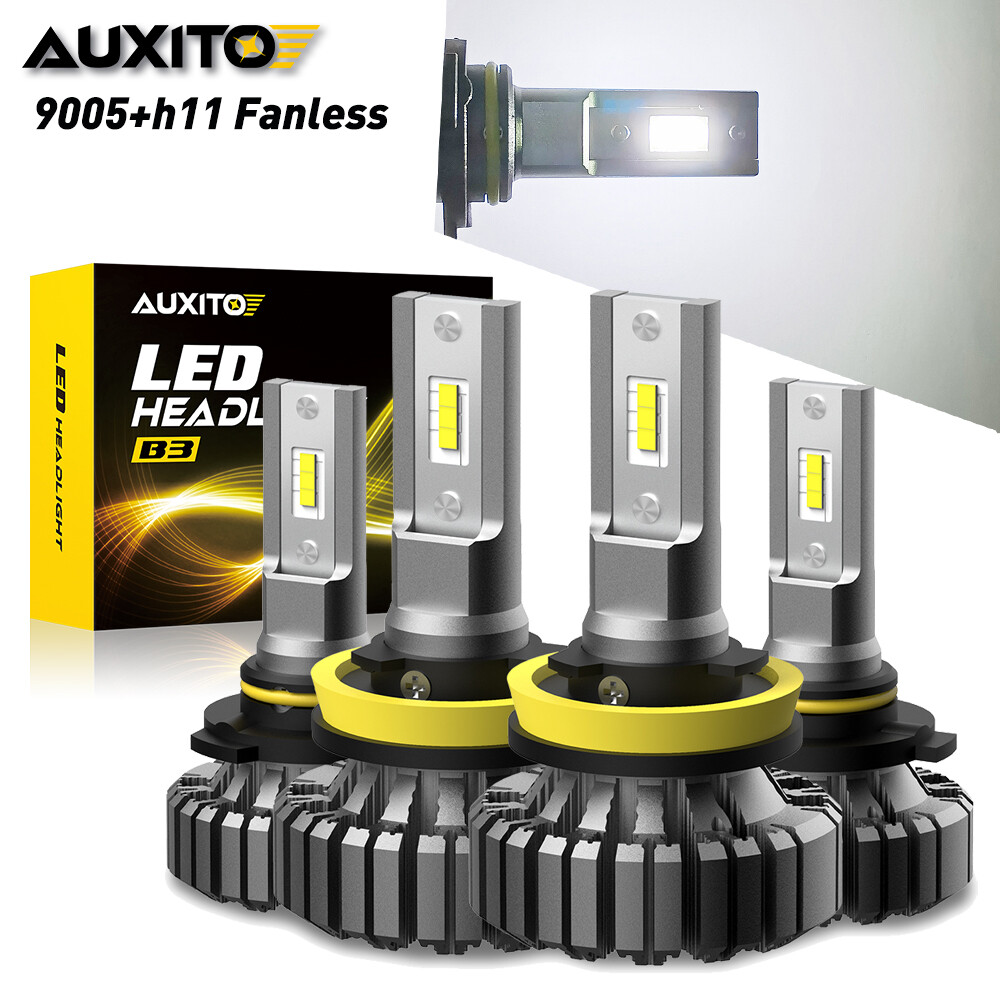B3 Combo H11 9005 LED Headlight Bulb for Toyota Camry 2007-2018 High Low Beam 4x