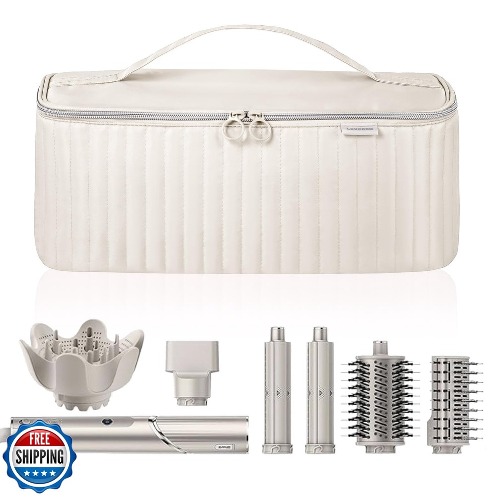 Lexeeco Travel Carrying Case for Hair Dryer Shark Flexstyle Dyson Airwrap Bru...