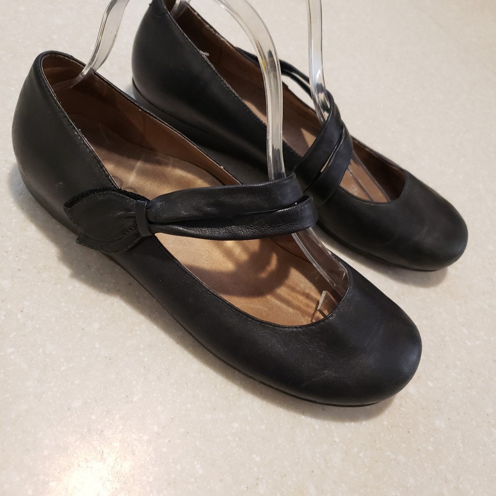 ABEO Talia Women's Size 8N Narrow Black Shoes Mary Jane Flats Comfort Orthotic