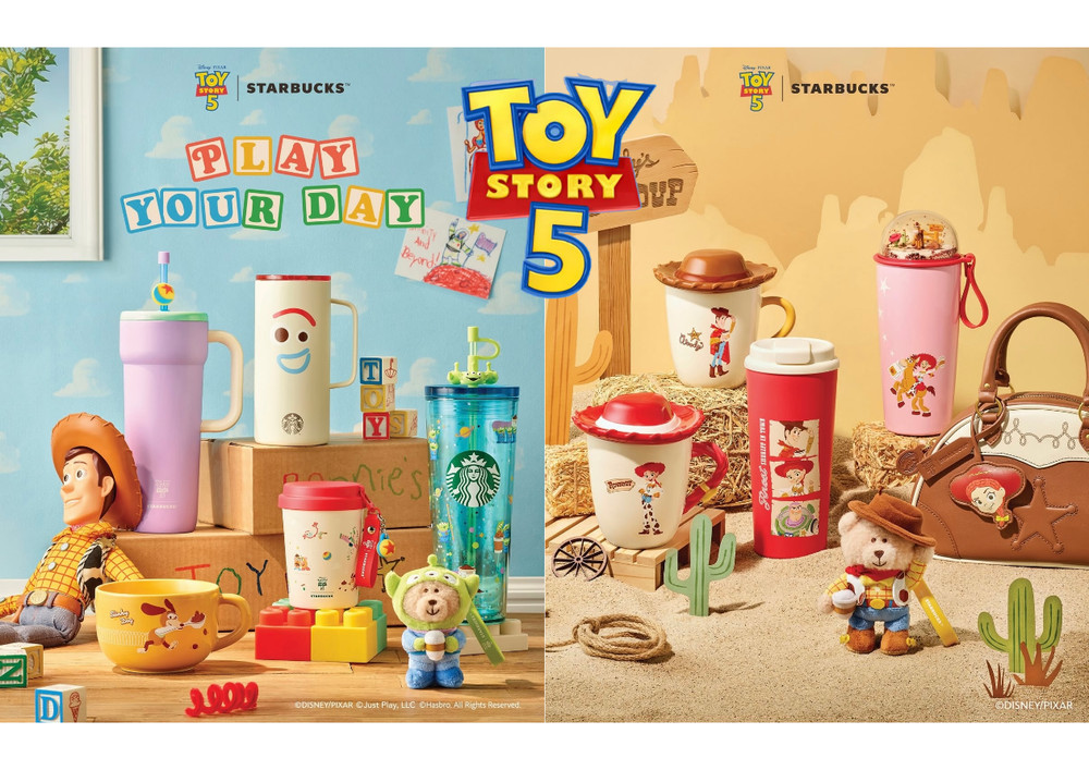 Starbucks Korea 2026 Toy Story 5 MD Buzz Woody Bearista Tumbler Mug Hamm Bank