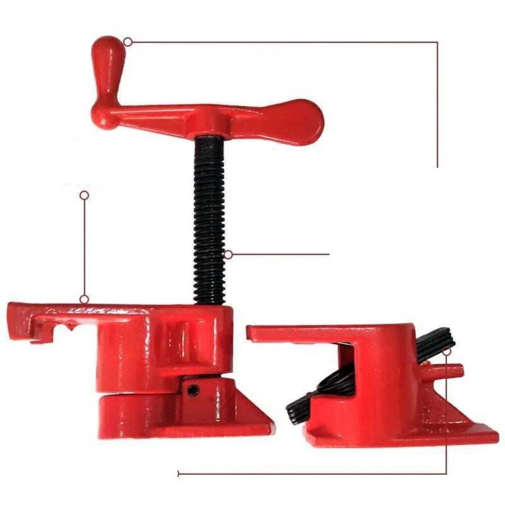 4-Piece Quick Release Woodworking Clamps 3/4 & 1/2 Inch Heavy Duty for Wood Metal