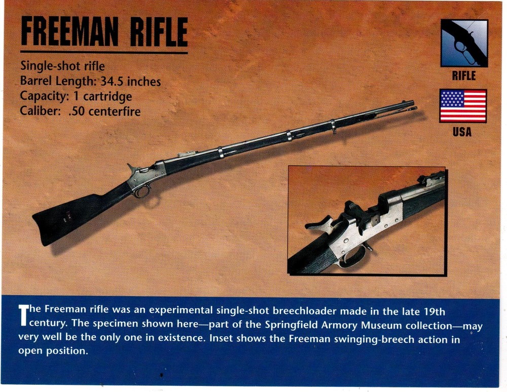 Freeman Rifle Classic Firearms Photo Card u