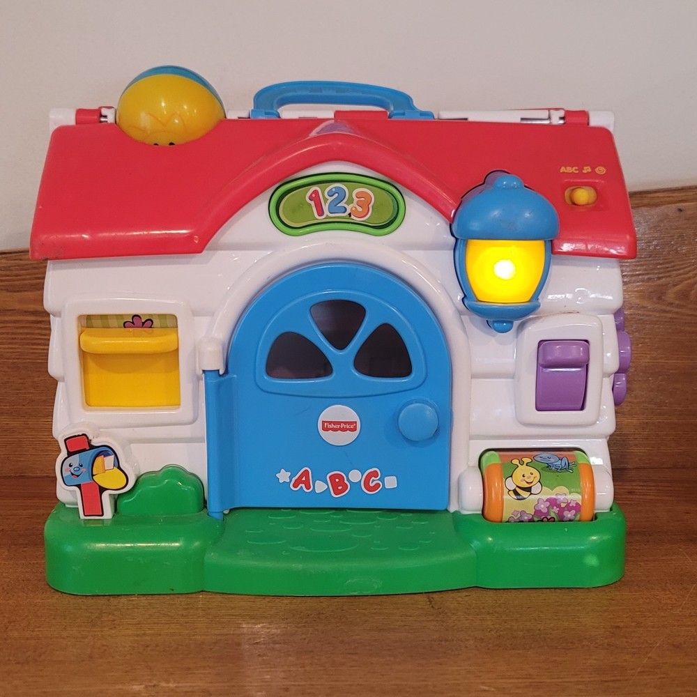 Fisher Price Laugh and Learn ABC 123 Learning House Activity Toy Sounds Working