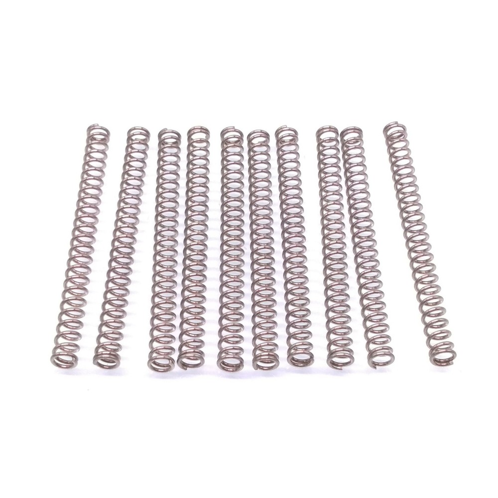 10x 0.6mm Stainless Steel Compression Springs 4mm OD 40mm Length