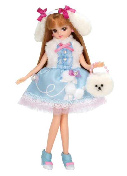 TAKARA TOMY Licca doll Clothes set Fluffy Dog Licca-chan NEW