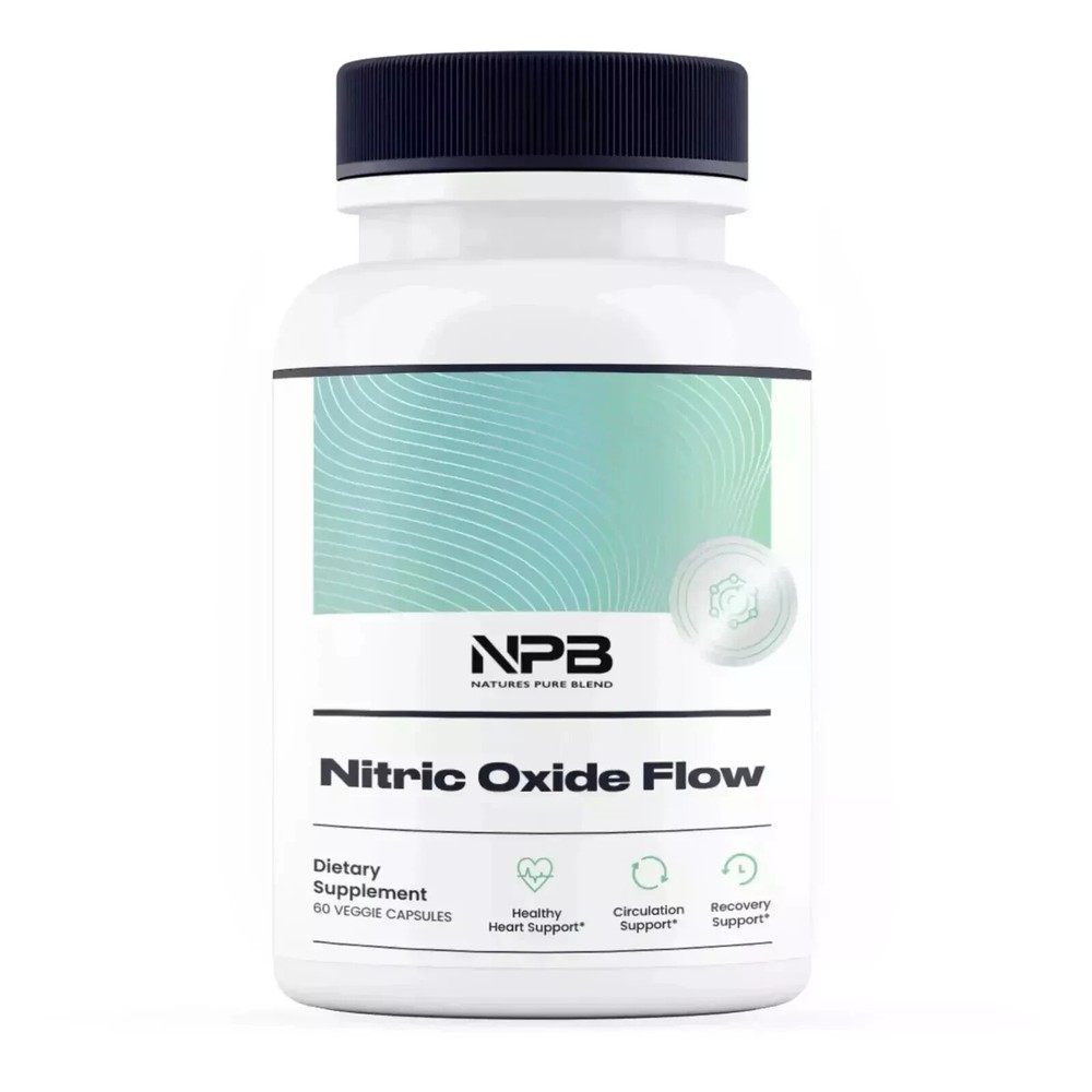 Nitric Oxide Flow Blood Pressure Support Improve Circulation-Natures Pure Blend