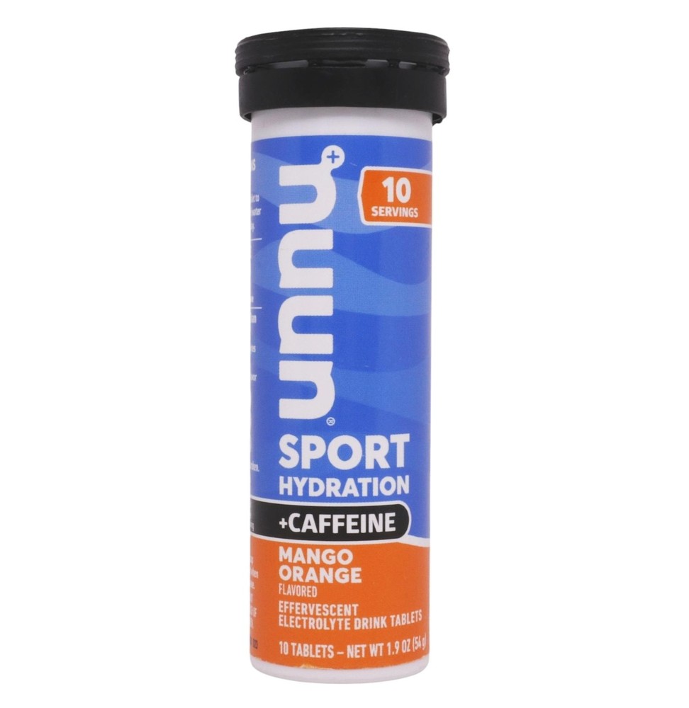 Nuun Sport Hydration + Caffeine Electrolyte Drink Tablets - Mango Orange - 10ct