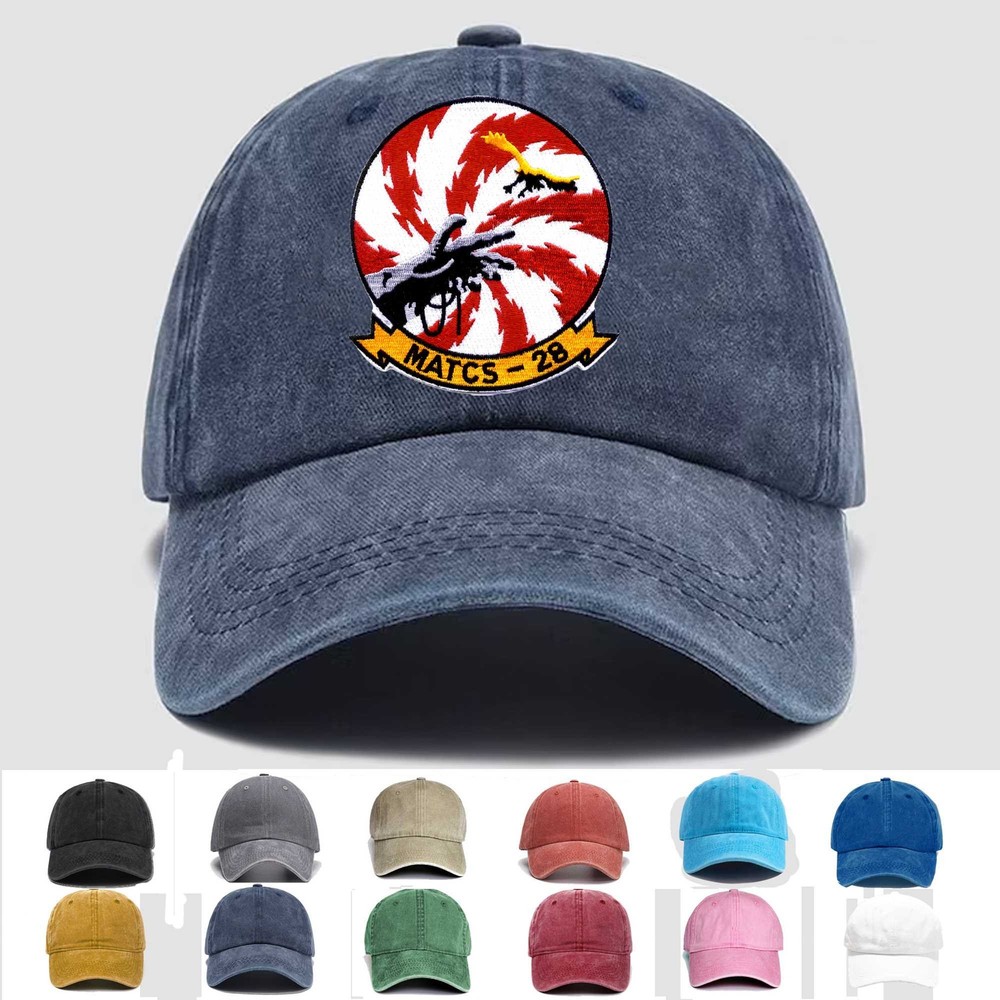 Custom Embroidered Hat MATCS-28 Aviation Air Traffic Control Squadron, Gift Idea