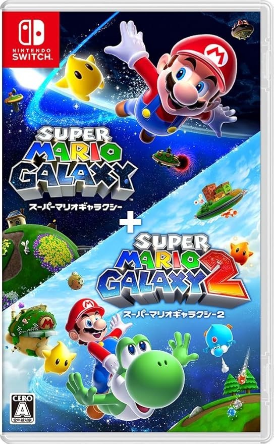 Super Mario Galaxy + Super Mario Galaxy 2 for Nintendo Switch Game Japan New