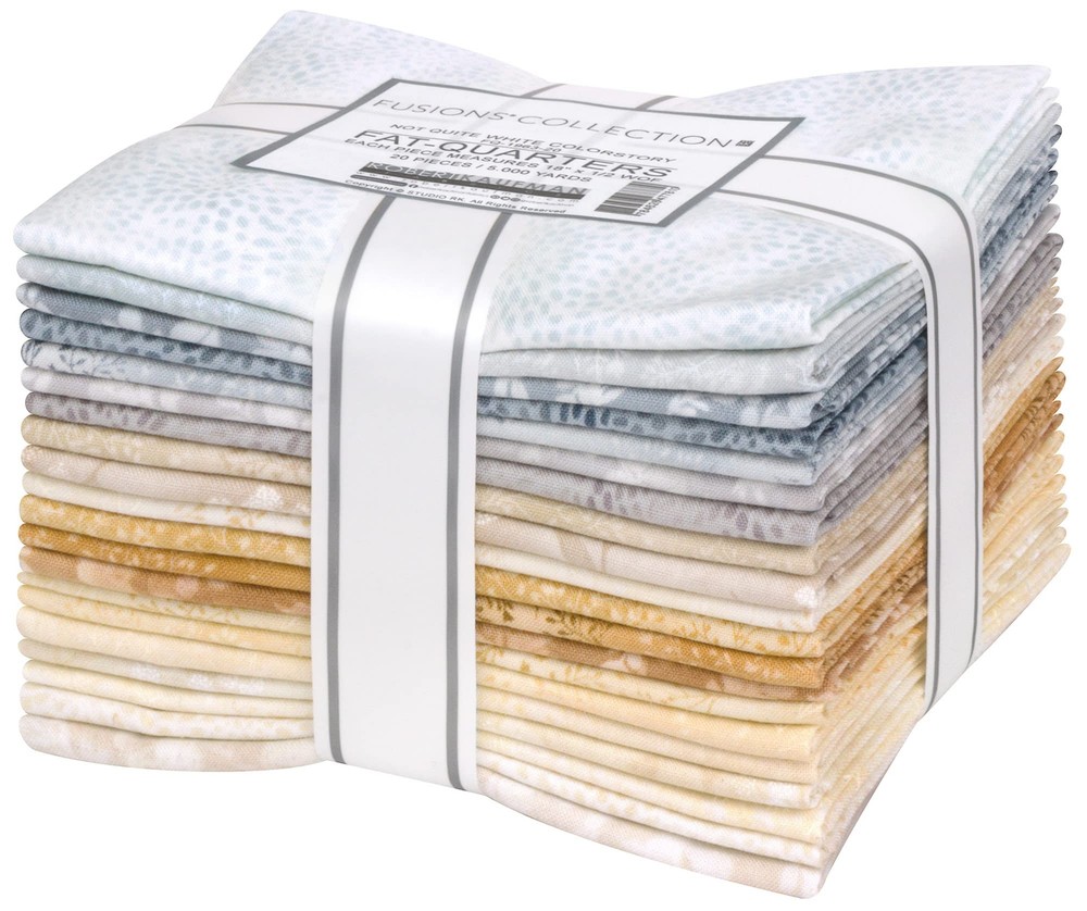 Fusions Not Quite White 20 Fat Quarters Fabrics FQ-1963-20