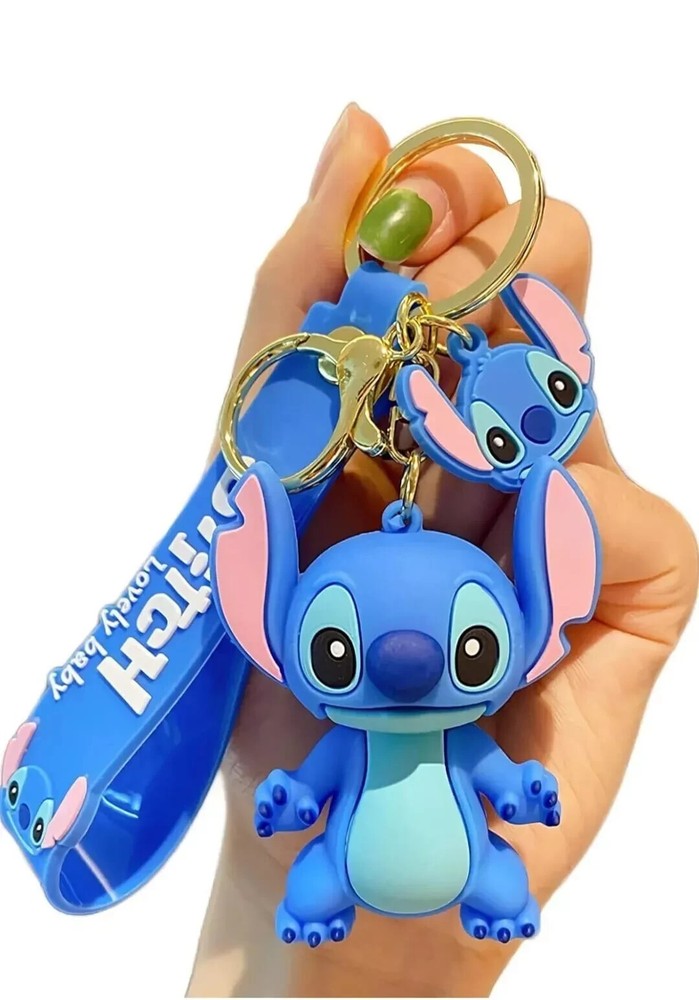 Cute Stitch Cartoon Keychain for Bags and Backpacks