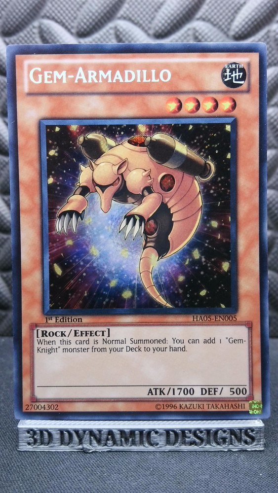 Gem-Armadillo HA05-EN005 1st Edition Hidden Arsenal 5 Steelswarm Invasion Card