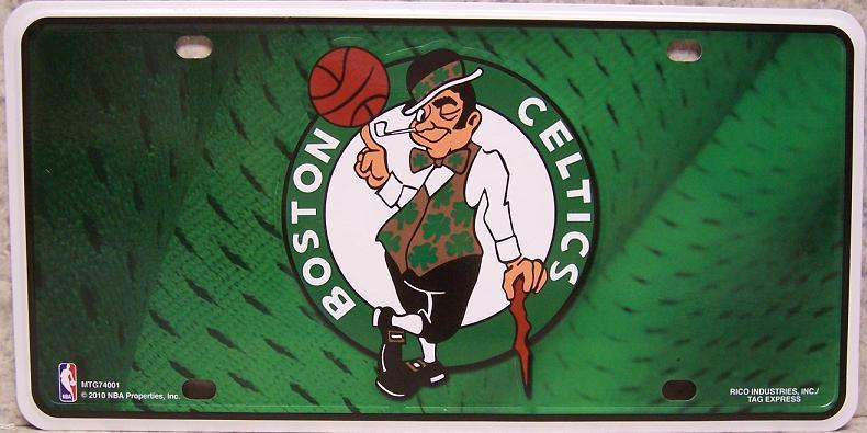 New NBA Boston Celtics Aluminum License Plate for Fans