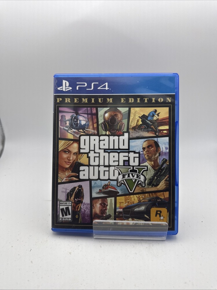 Grand Theft Auto V Premium Edition Playstation 4 - Clean Disc - Un-used Code
