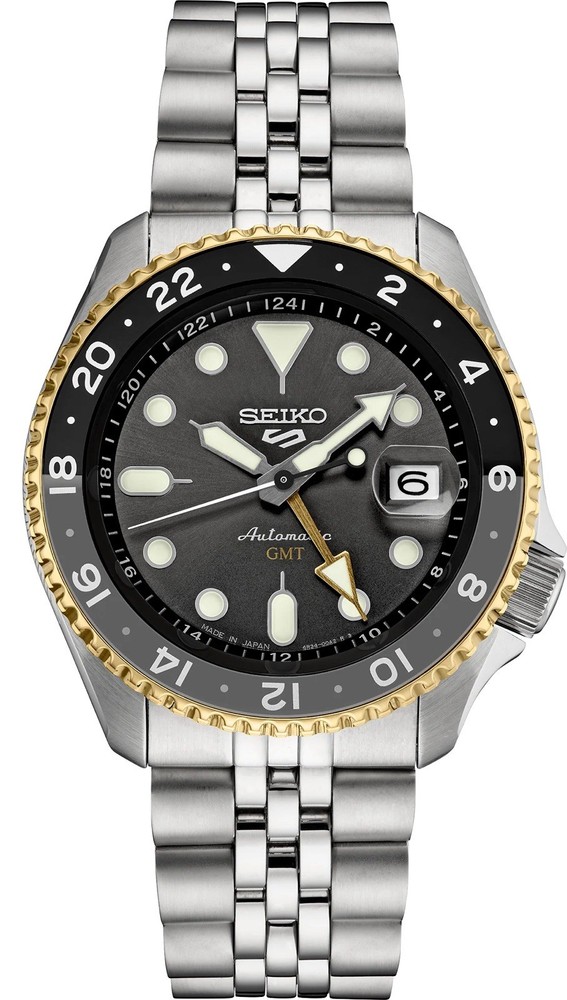 Seiko 5 Sports Men's Black Watch - SSK021