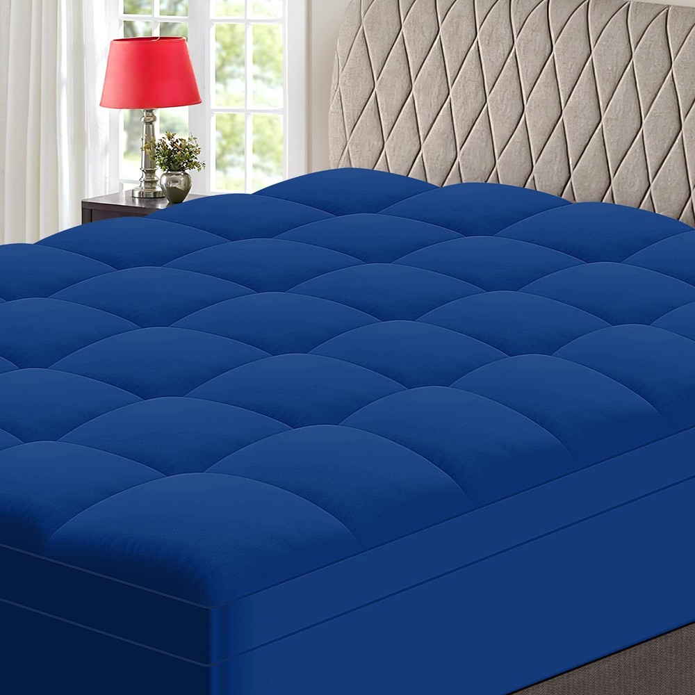 Mattress Topper King - Extra Thick Mattress Pad Cover - Pillow Top Deep Pocke...