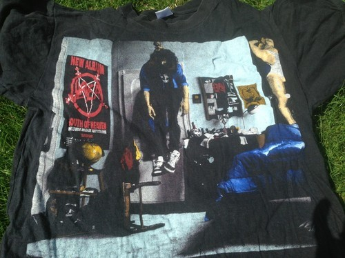 Rare Vintage Slayer Mandatory Suicide T Shirt Size Medium AKA Hanging Boy