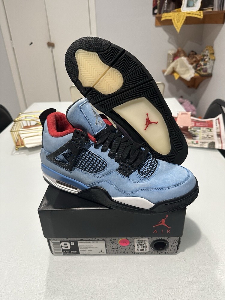 Air Jordan 4 x Travis Scott Mid Cactus Jack Size 9.5