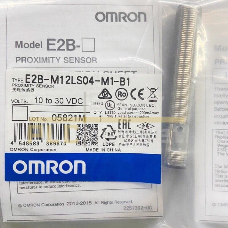 1PC Omron E2B-M12LS04-M1-B1 Proximity switch E2BM12LS04M1B1 Free shipping #G