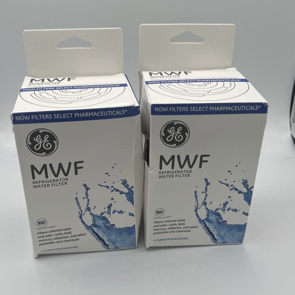GE MWF MWFP GWF 46-9991 Refrigerator Water Filter Replacement Lot of 2 New