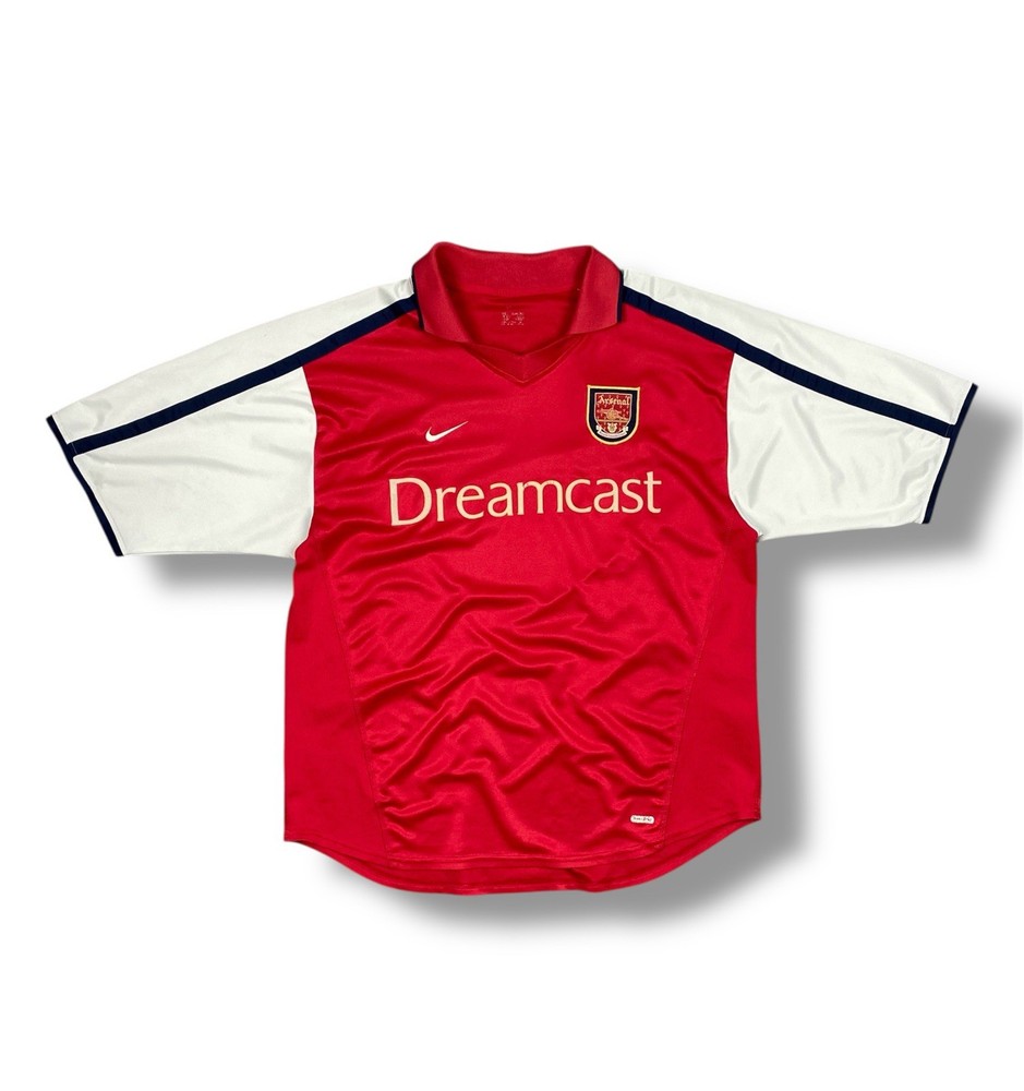 Arsenal Home Shirt 2000-02 Dreamcast Nike Jersey Vintage Size XL