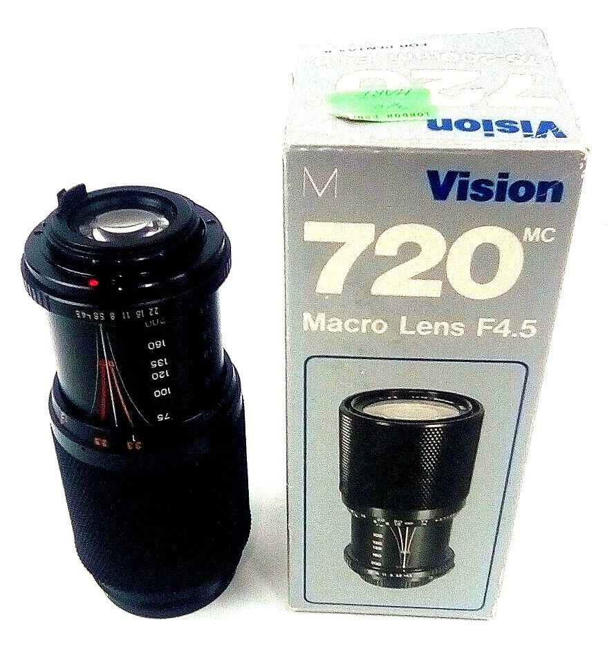 Vision 75-200mm F4.5 Macro Lens For Pentax K Not tested - As Is- Original Box