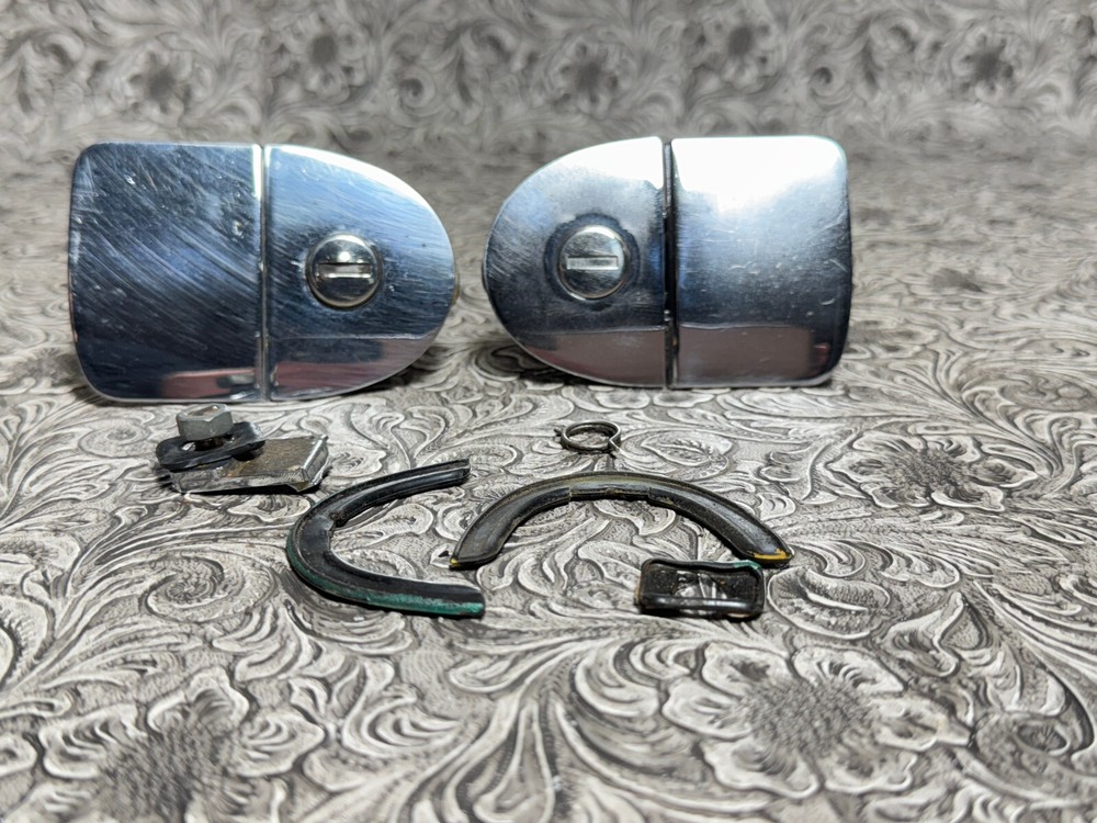 Vintage 1972 Porsche 914 Door Handles Left Right Restore Parts AS IS Sports Car