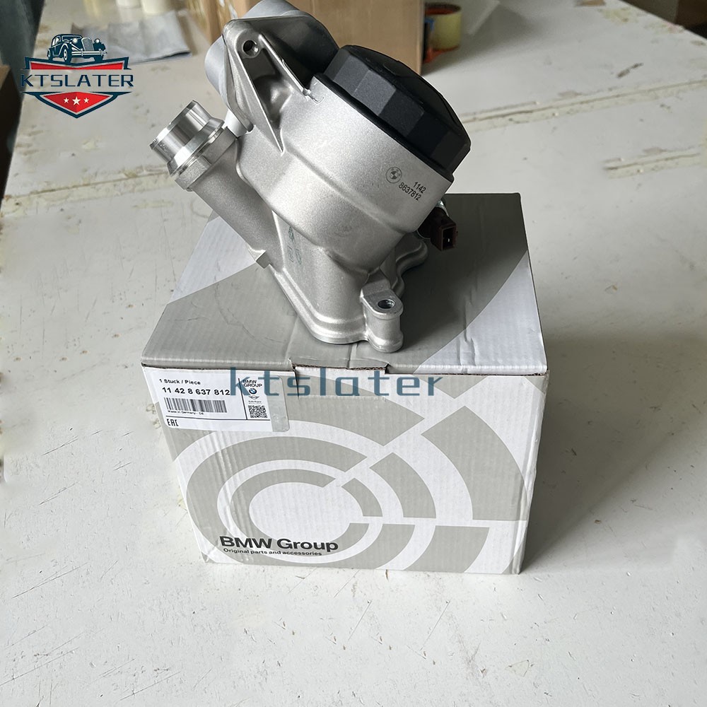 Oil Filter Housing w/ Oil Cooler Gasket 11428637812 for BMW 328i 335i 528i X3 X4