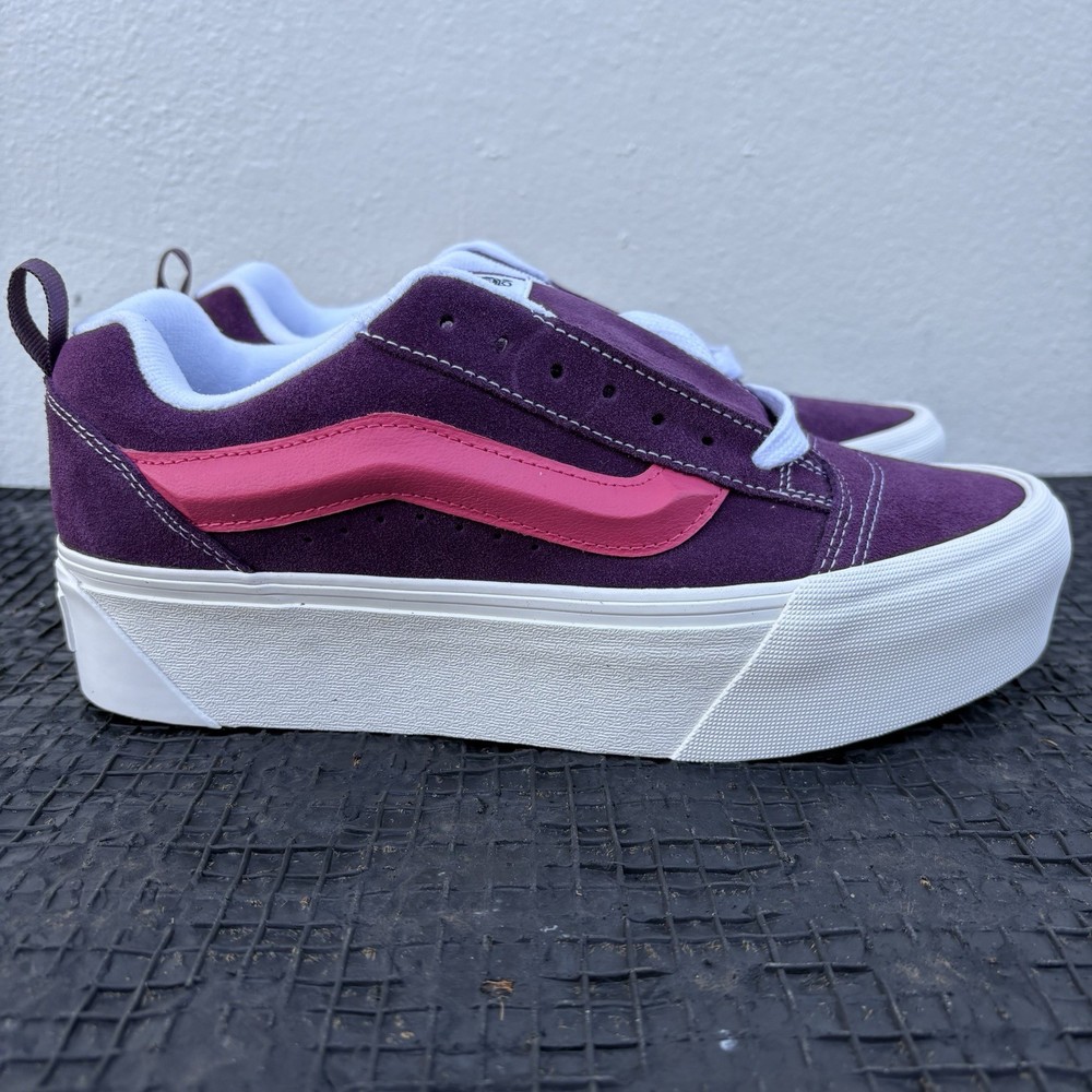 Vans Knu Stack Chunky Platform Sneakers Lollipop Purple Womens Size 10 Men’s 8.5