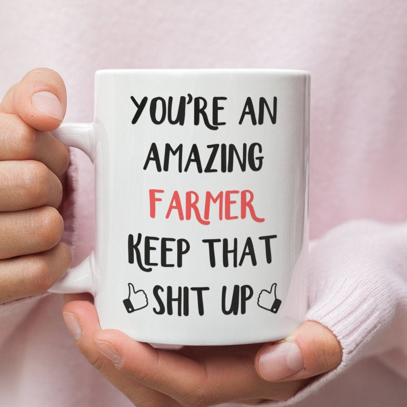 Funny Farmer Gift Mug – Perfect for Coffee or Tea Lovers