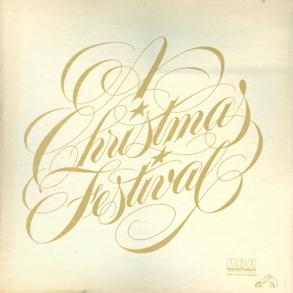 Vintage A Christmas Festival 4xLP Box Set Compilation  