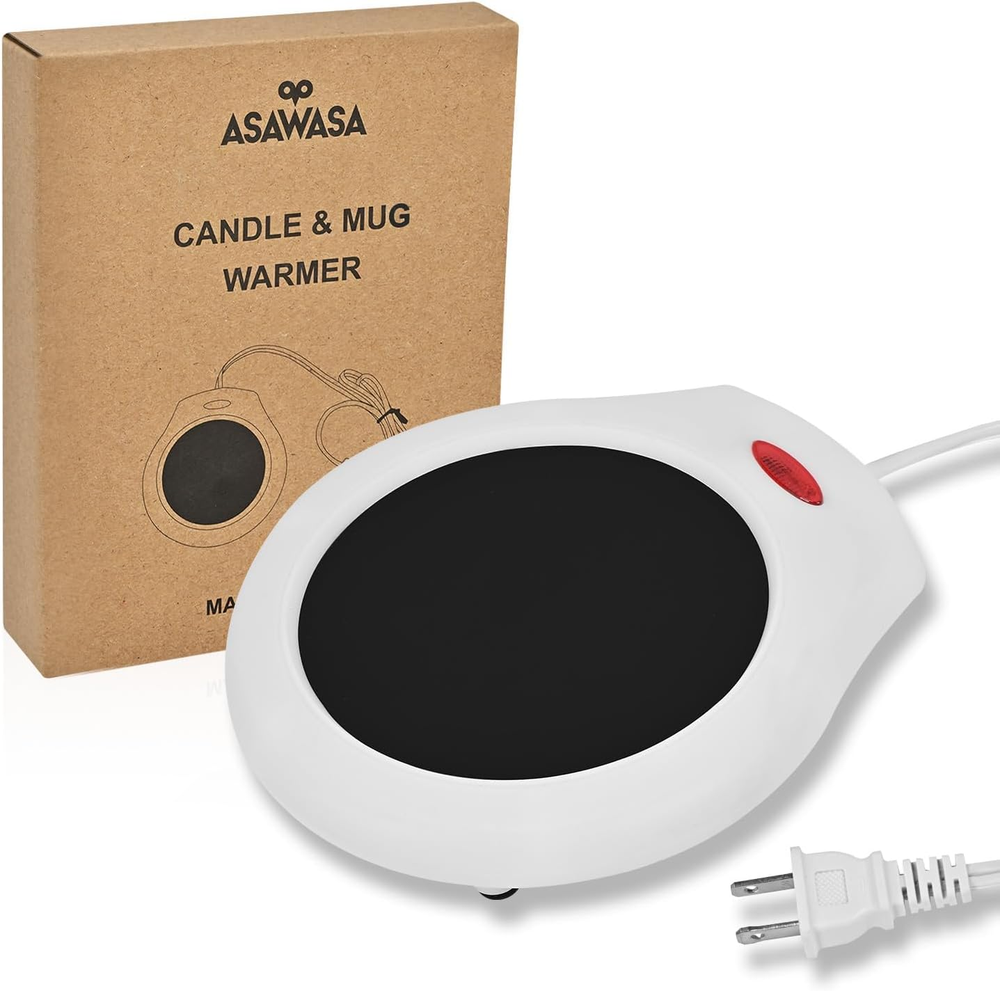 Coffee Mug Warmer and Large Jar Candle Warmer for Safe Scent Release