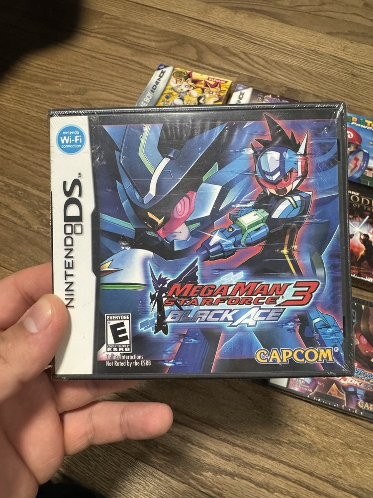 Mega Man Star Force 3 Black Ace (Nintendo DS) NEW SEALED NM, SUPER RARE GRAIL!