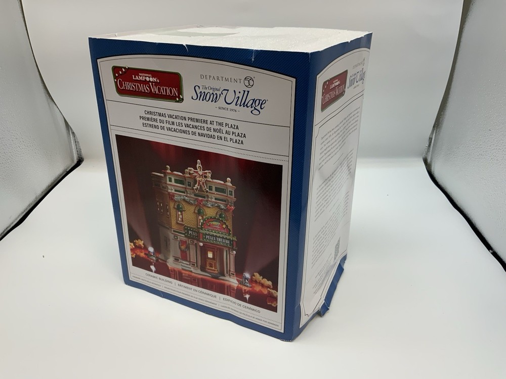 Department 56, Christmas Vacation Premiere At The Plaza,Box Slightly Worn￼