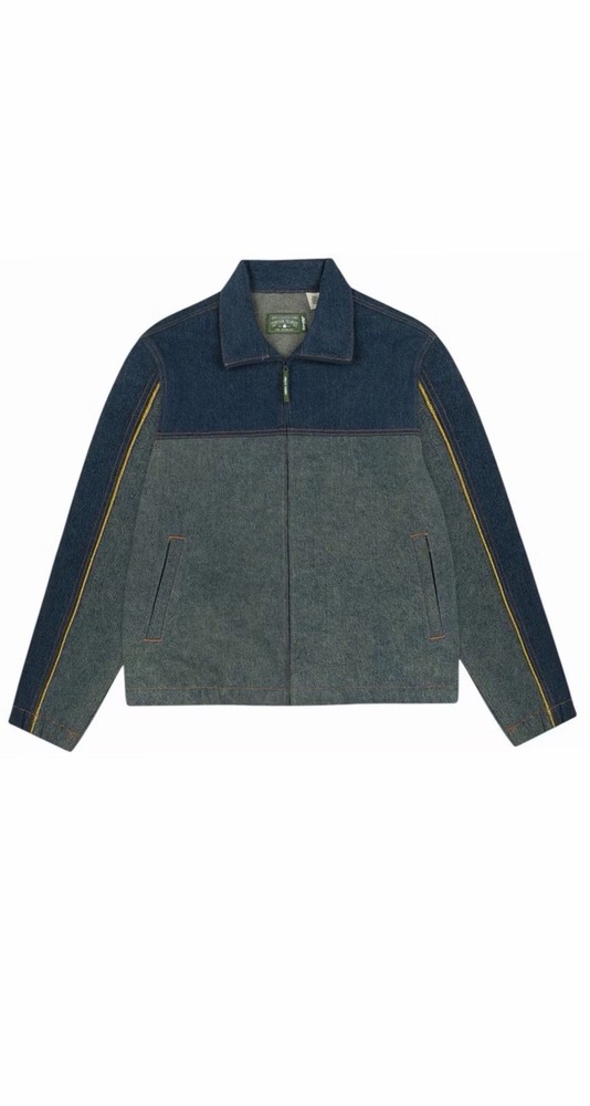 Denim Tears Cotton Fleur-De-Lis Denim Track Jacket XL New With Tags