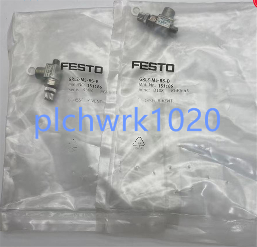 1 PCS NEW IN BOX FESTO one-way throttle valve GRLZ-M5-RS-B 151186