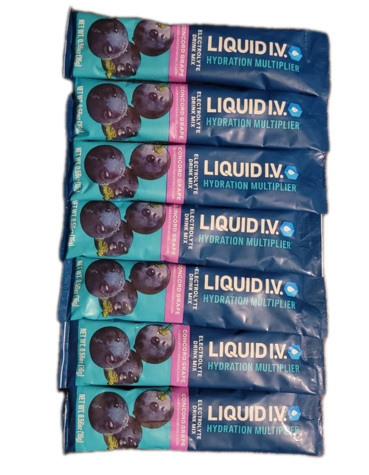 Liquid IV Hydration Multiplier Electrolyte Powder Drink Mix in Lemon Lime - 9.03oz Pack of 16