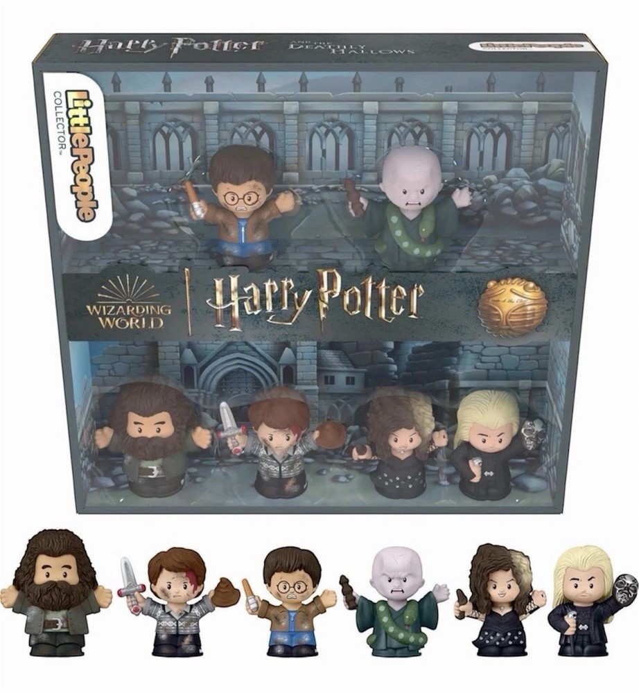 Little Collector People 6 Harry Potter Deathly Hallows Neville Hagrid Voldemort