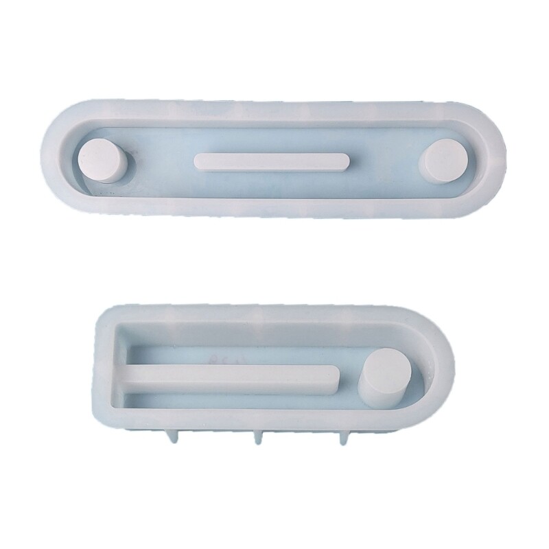 Half-Hole Silicone Mold for Taper Holder Gypsum Casting